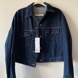 Uniqlo boxy denim jacket